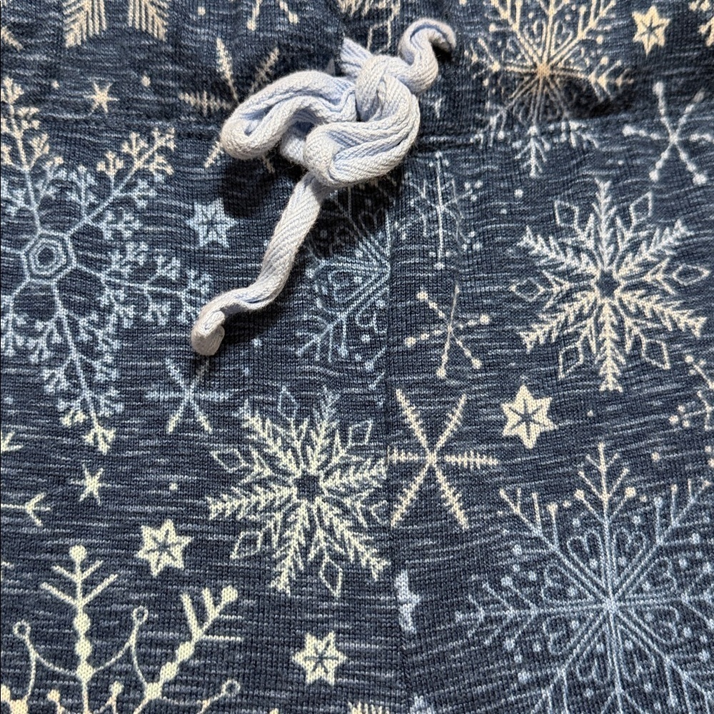 Jaclyn Intimates Blue Snowflake Long Woman’s Pajama Set, Size Large. - Picture 3 of 14